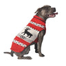 Red Reindeer Shawl Dog Sweater