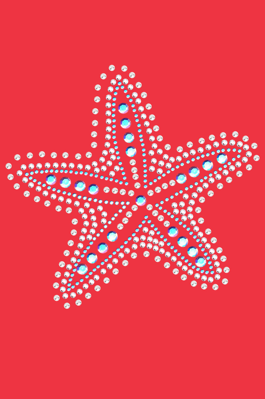 Iridescent AB Starfish - Bandanna