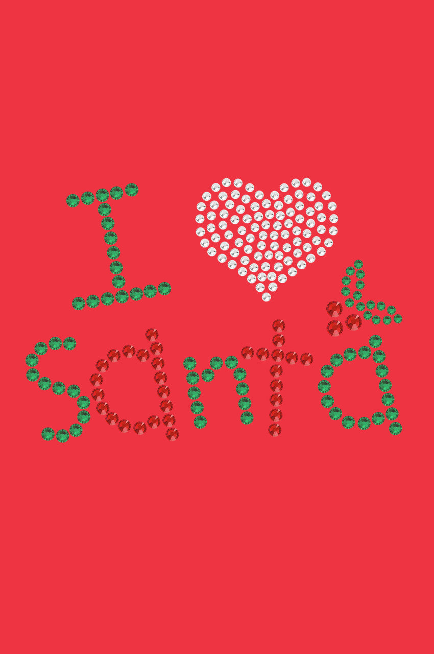 I Love Santa - Womens T-shirt