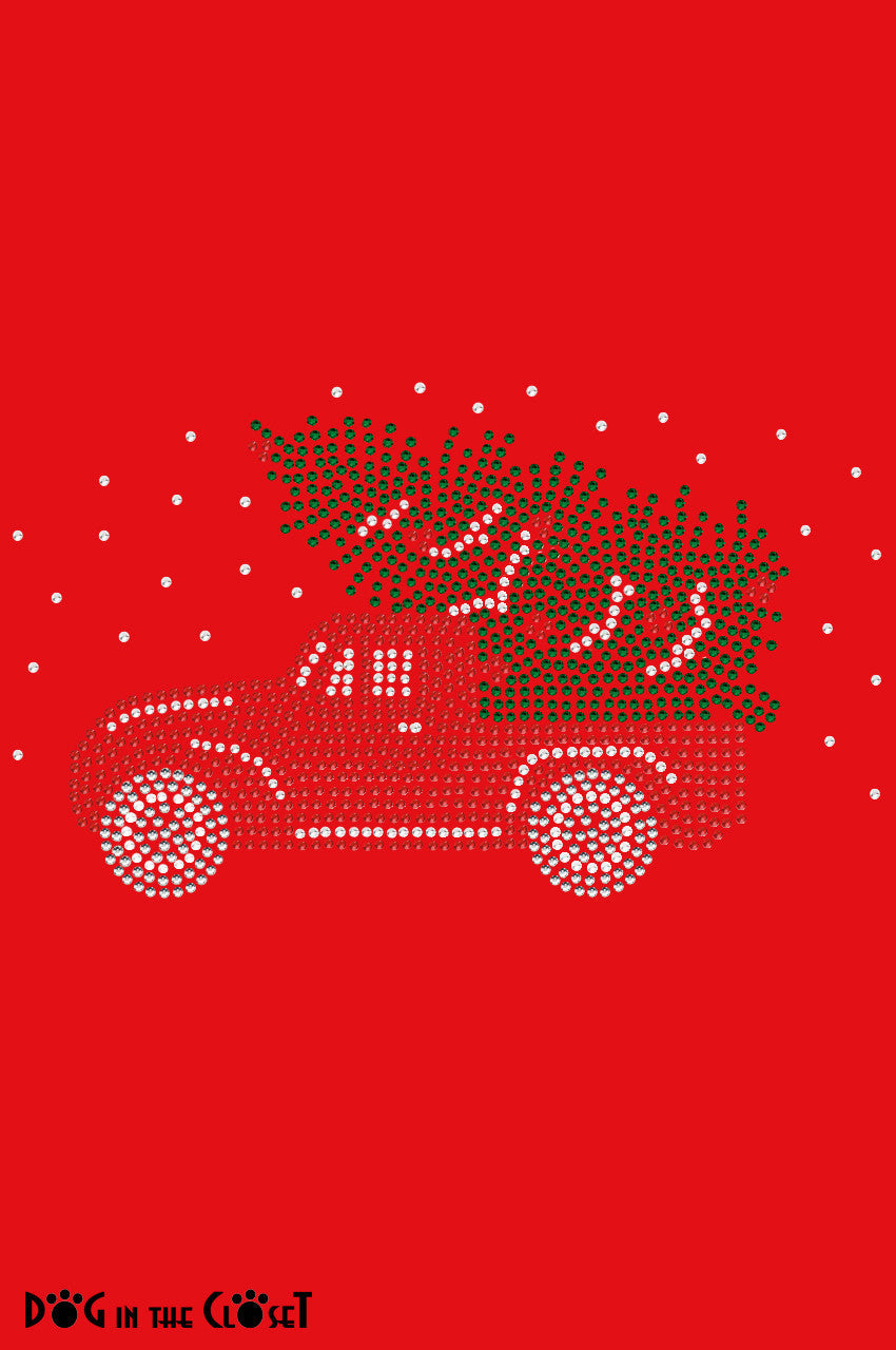 Christmas Truck (Small) - Womens Tee