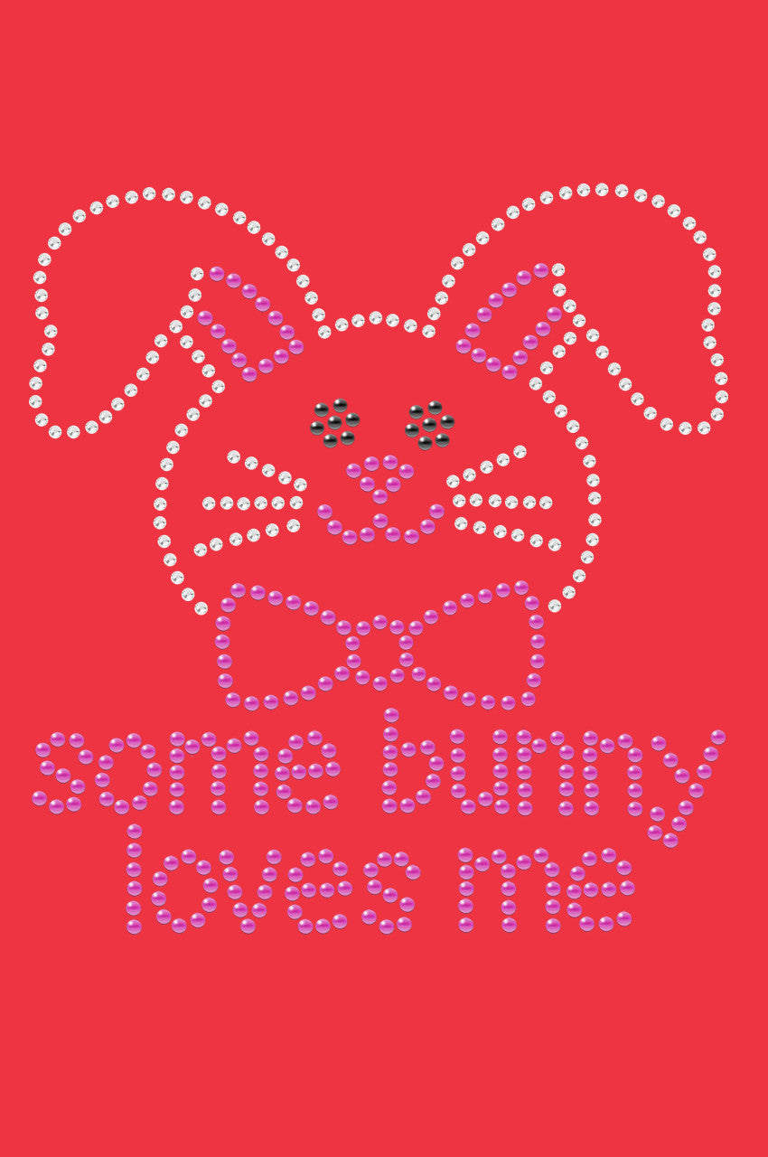 Some Bunny Loves Me (Pink) - Bandanna