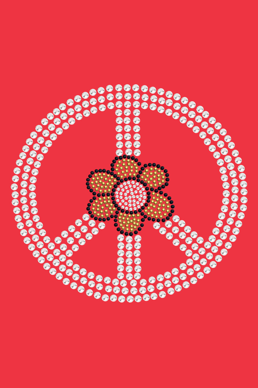 Peace Sign with Daisy - Bandanna