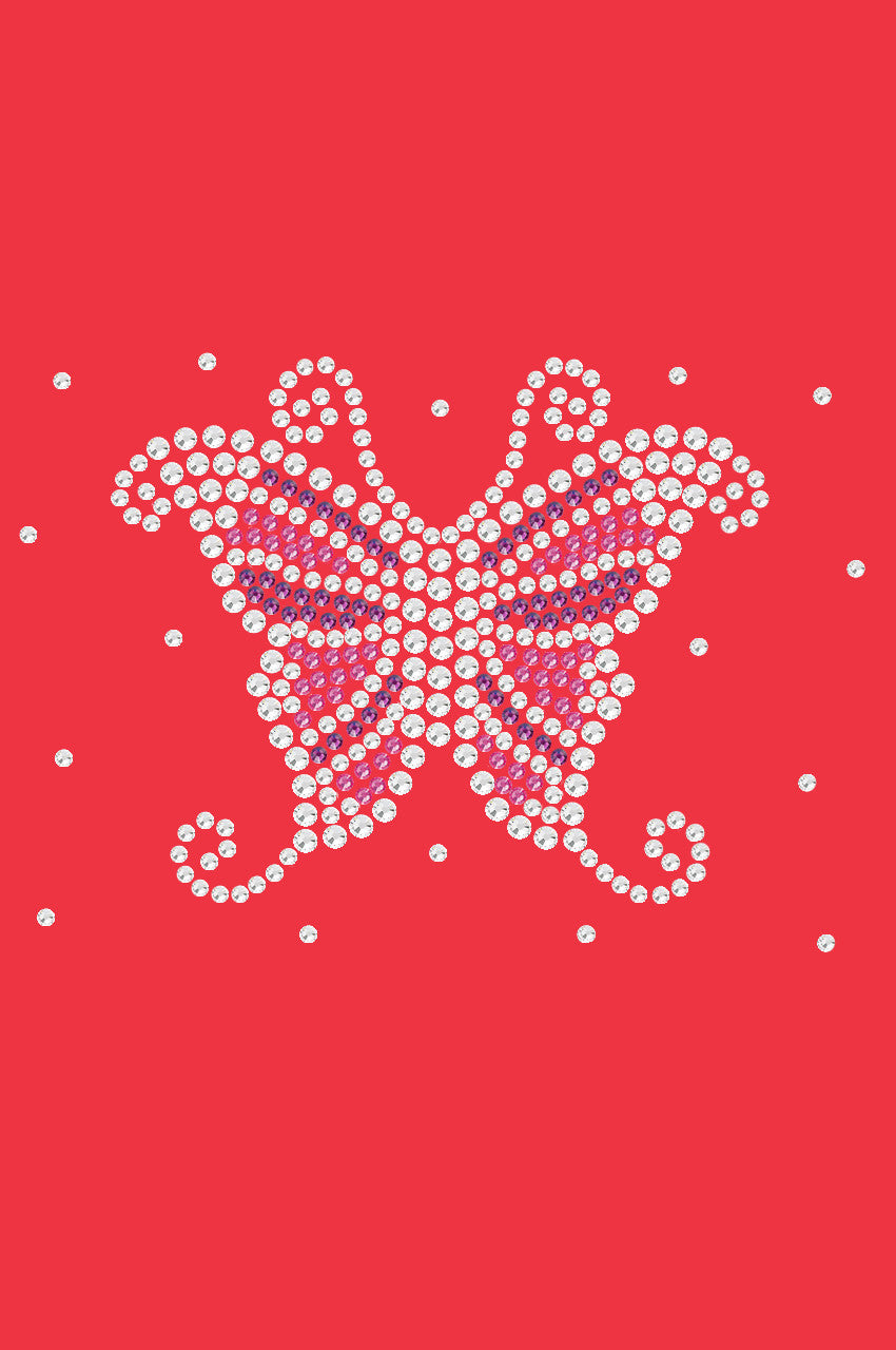 Pink & Purple Butterfly - Women's T-shirt