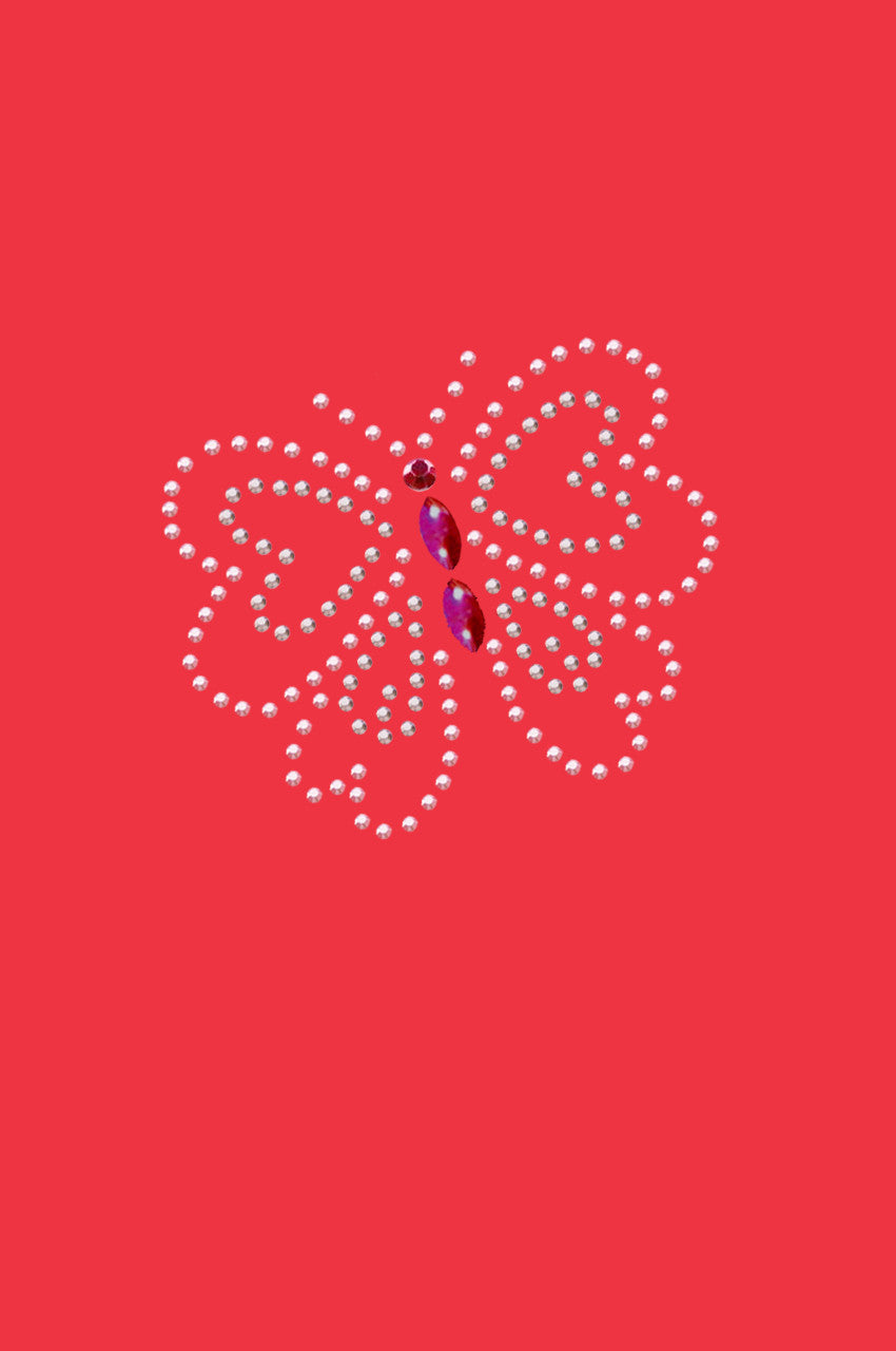 Pink Rhinestud Butterfly - Custom Tutu