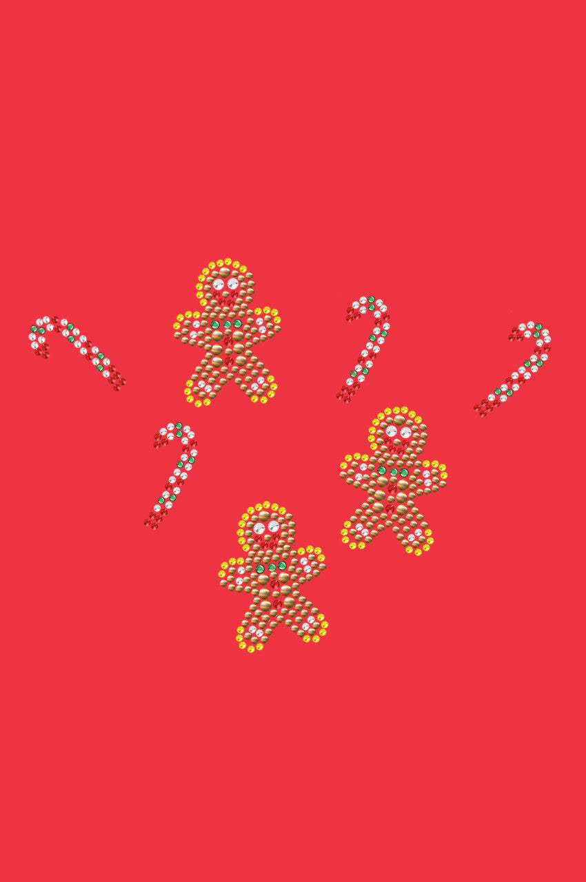 Gingerbread Men & Candy Canes - Bandana