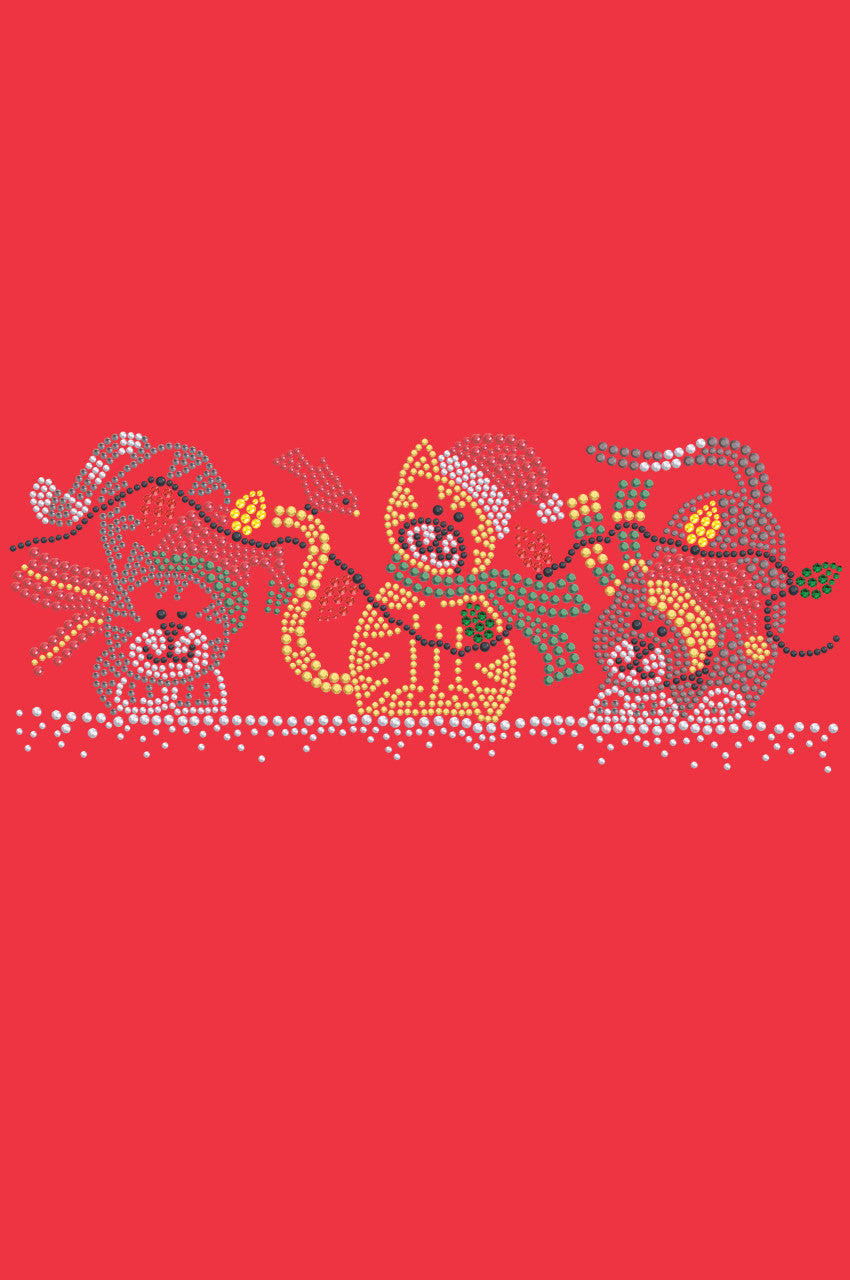 Christmas Cats - Womens T-shirt