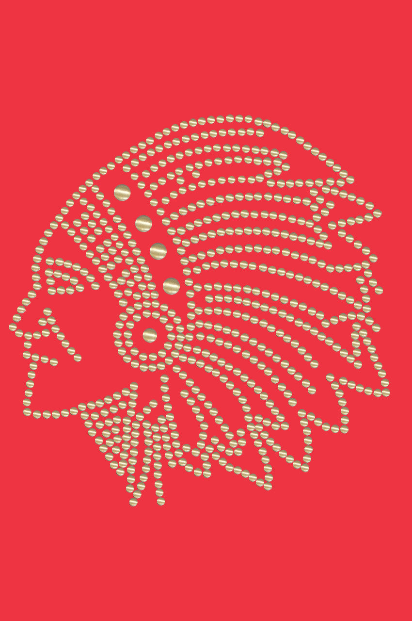 Indian (Gold Nailheads) - Womens T-shirt