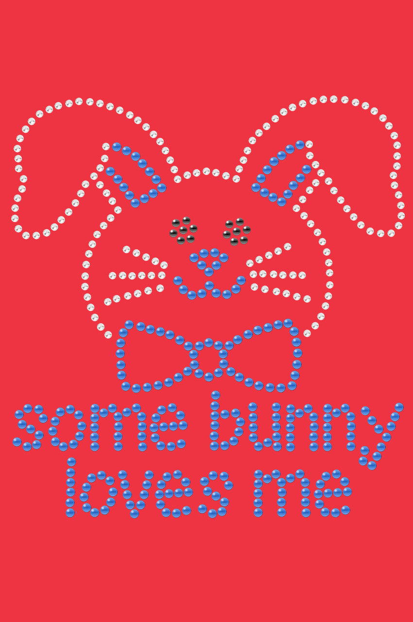 Some Bunny Loves Me (Blue) - Bandanna