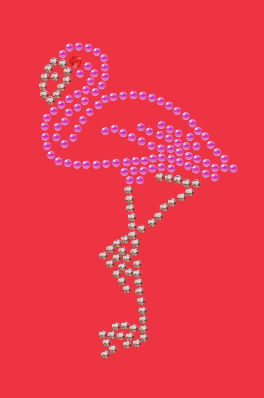 Pink Flamingo (Small) - Womens T-shirt