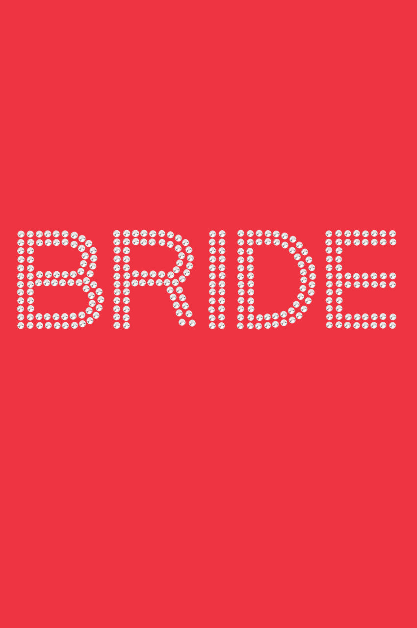 Bride (Large Block Letters)- Womens T-shirt