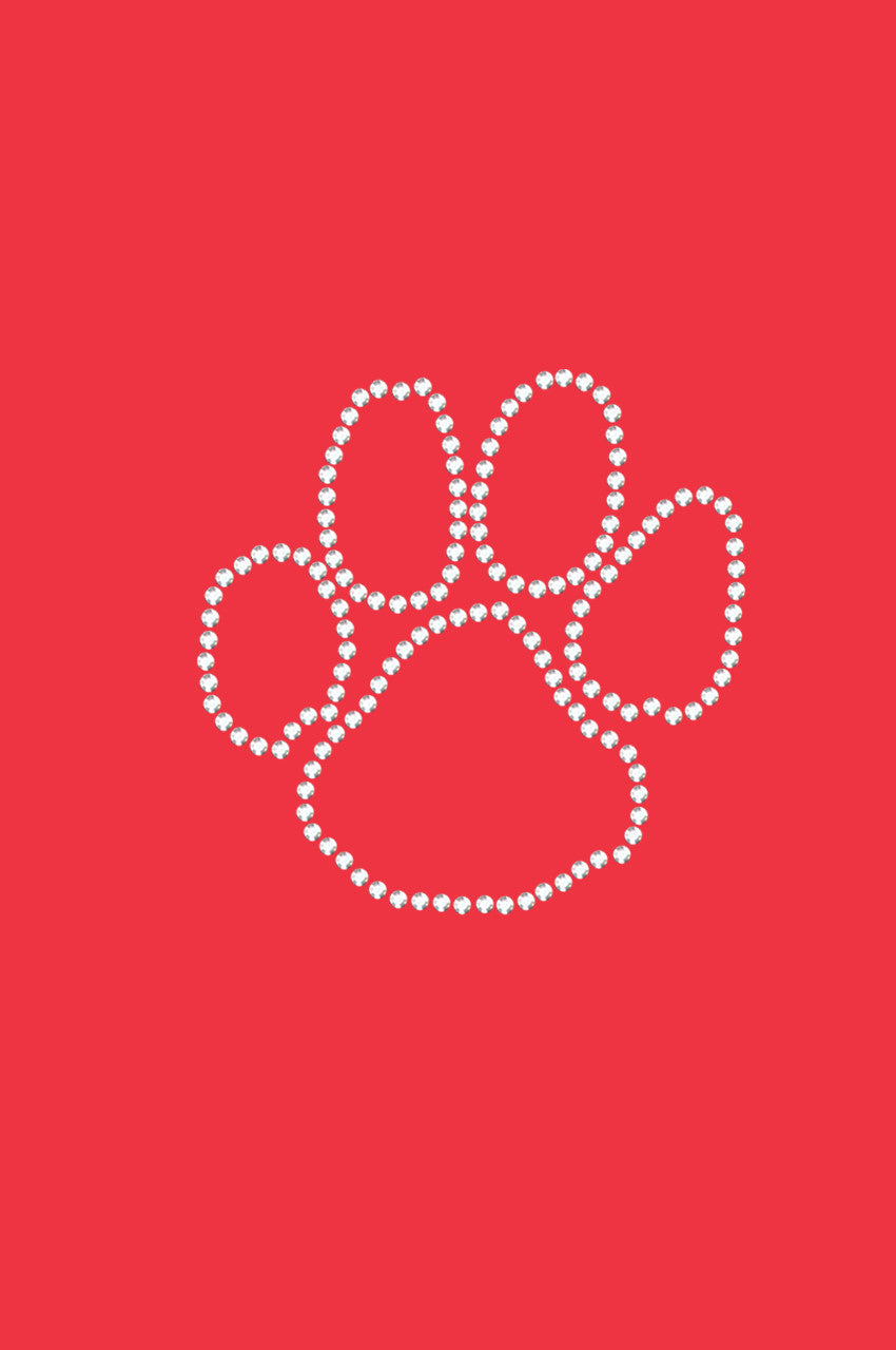 Paw (Rhinestone Outline) - Women's T-shirt