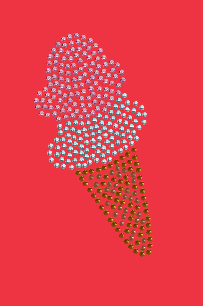 Ice Cream Cone - Double Dip - Womens T-shirt