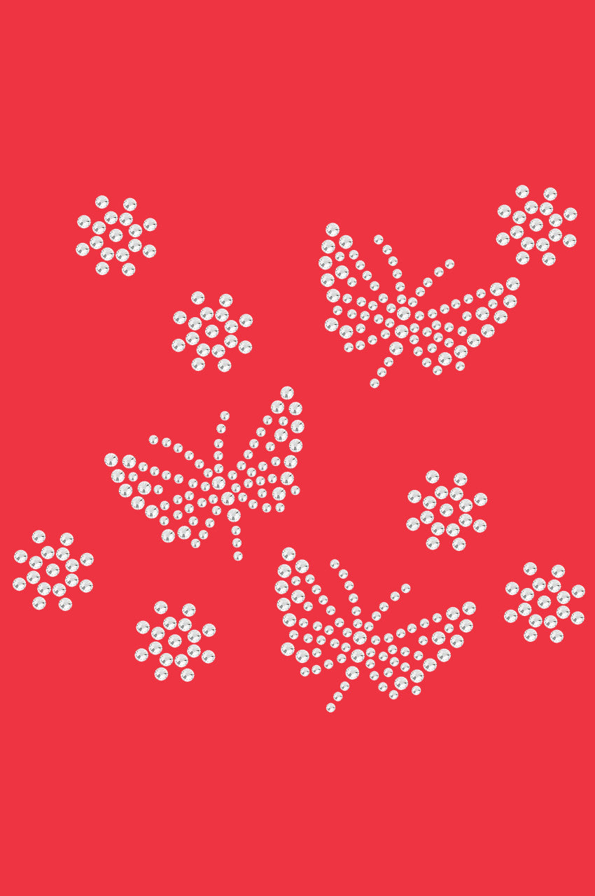 Small Rhinestone Butterflies - Custom Tutu