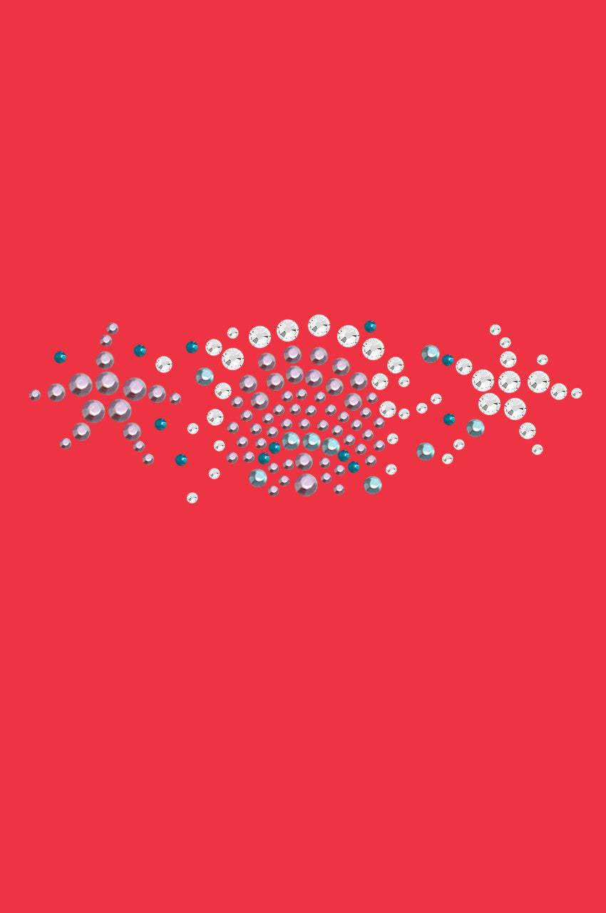 Sea Shells (Small Rhinestone) - Womens T-shirt