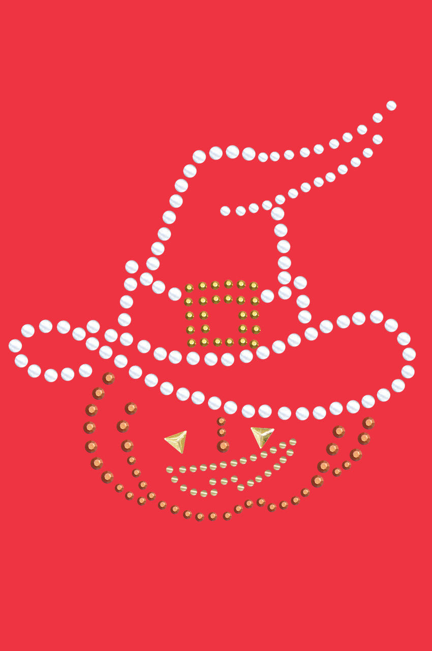 Pumpkin with Witch Hat Bandanna