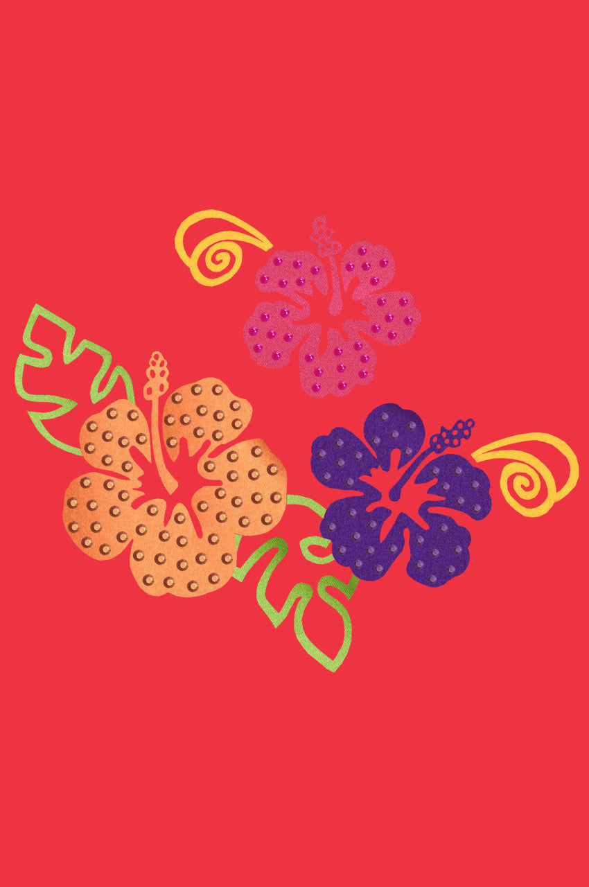 Satin Hibiscus - Womens T-shirt