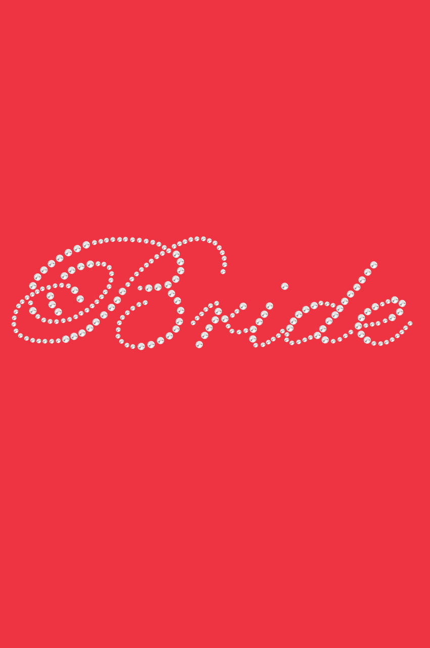 Bride (Script Letters)- Womens T-shirt