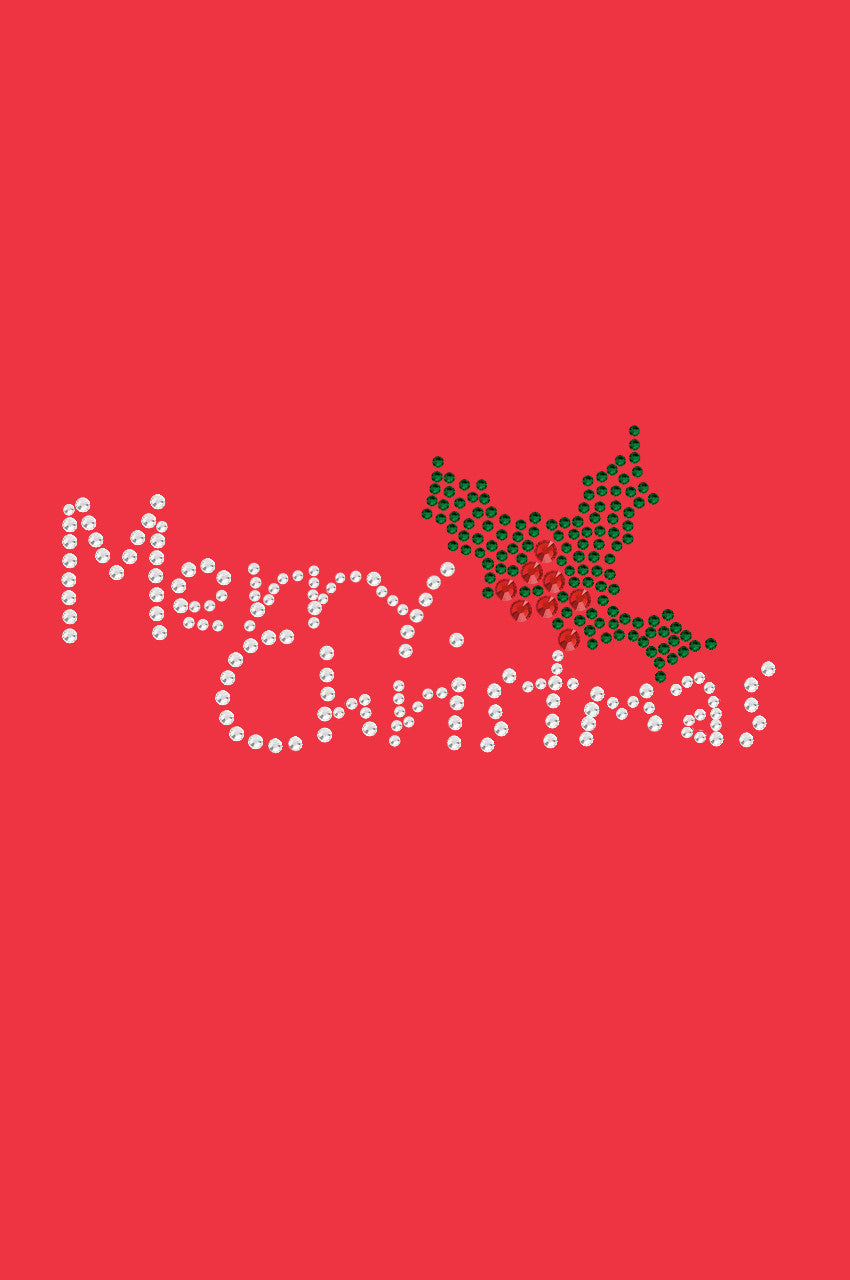Merry Christmas with Holly - Womens Tee