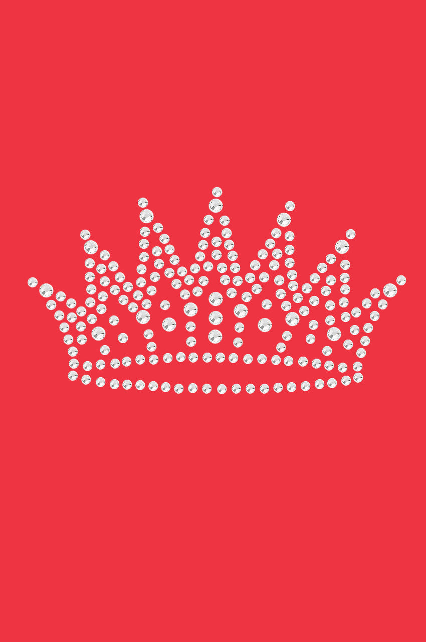 Crown 2 (Rhinestones) - Womens T-shirt