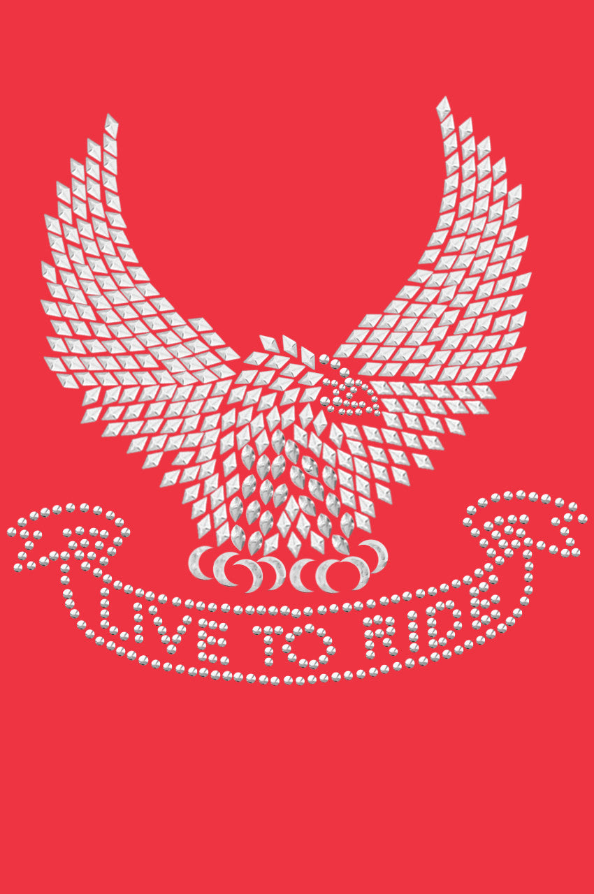 Live to Ride Eagle - Womens T-shirt