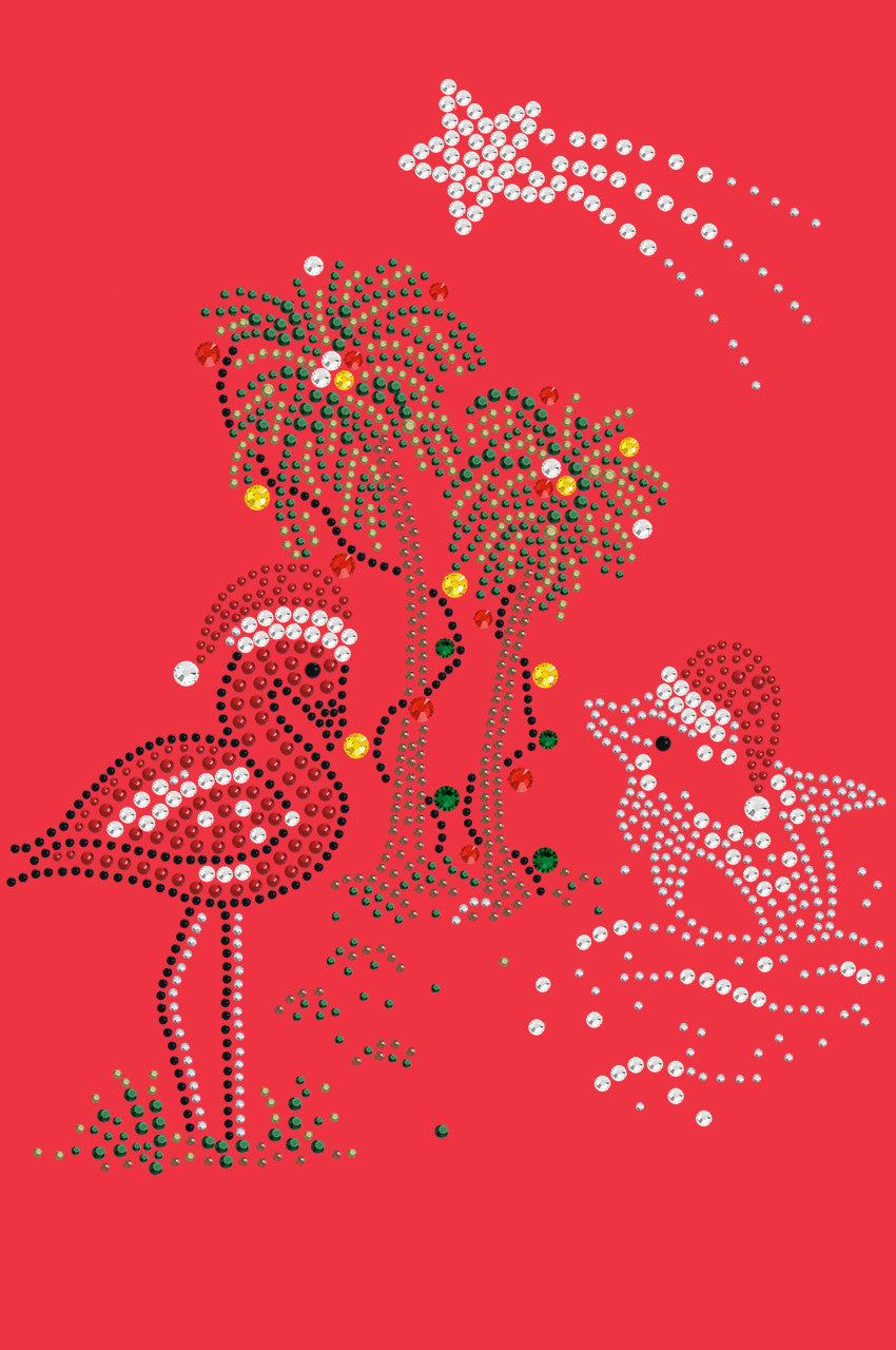 Tropical Christmas - Womens T-shirt