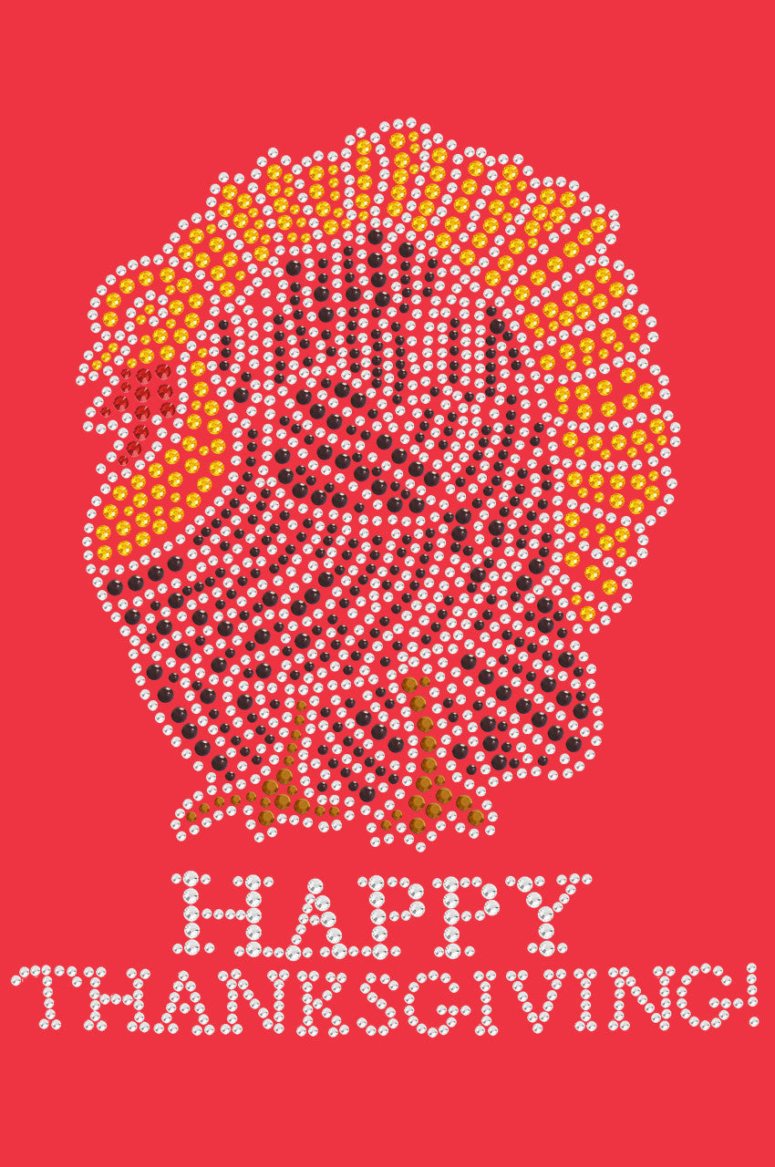 Happy Thanksgiving Turkey 1- Womens T-shirt