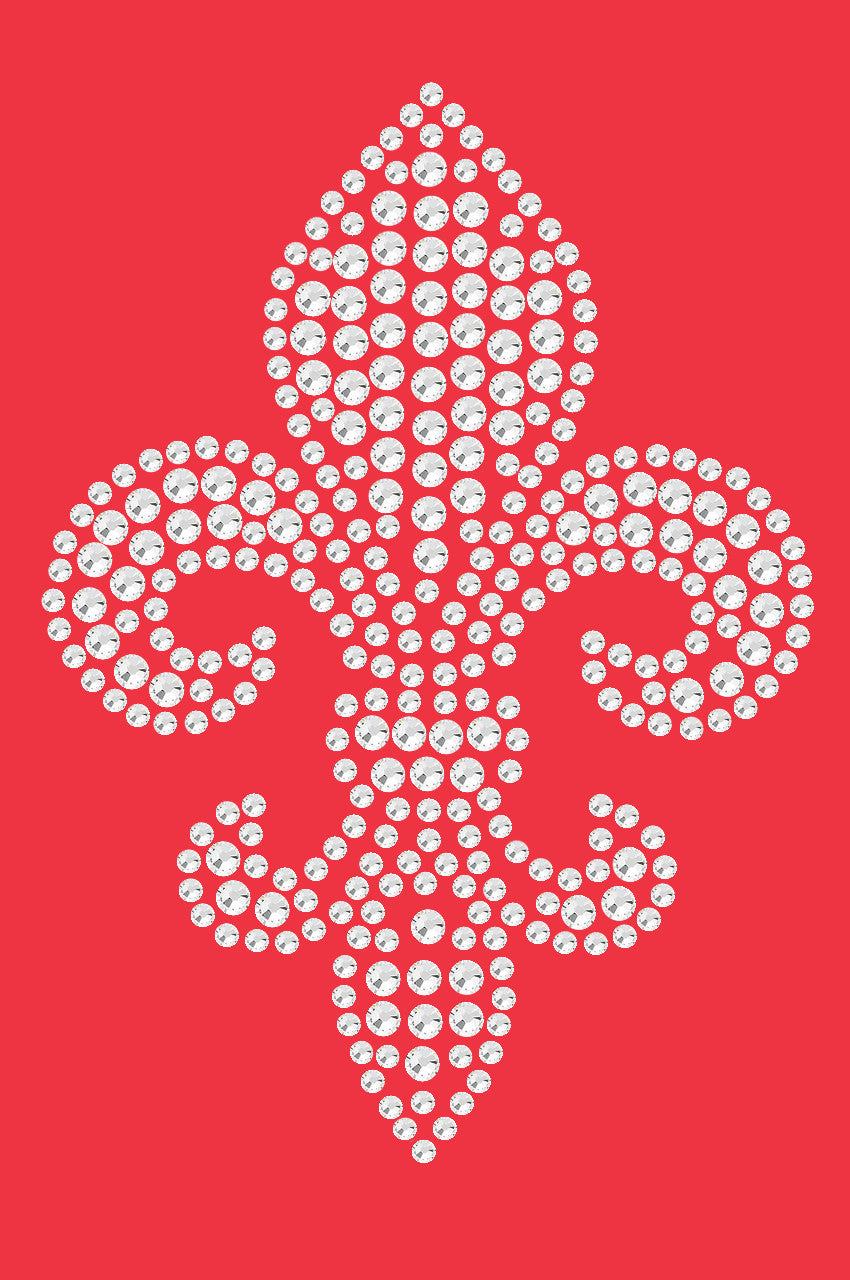 Fleur de Lis (Rhinestone) - Womens T-shirt