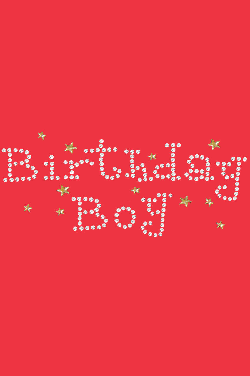 Birthday Boy with Gold Stars - Bandana