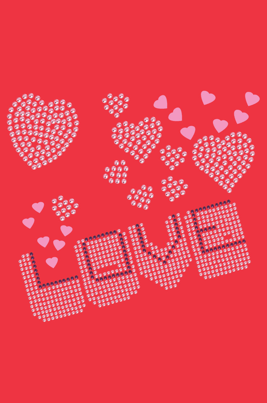 Love Pink & Purple - Womens T-shirt