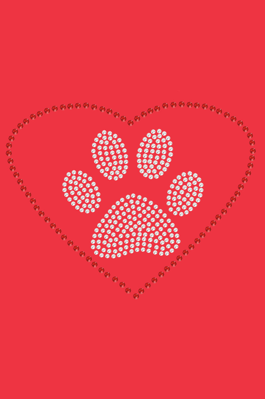 Heart with Paw - Women's T-shirt