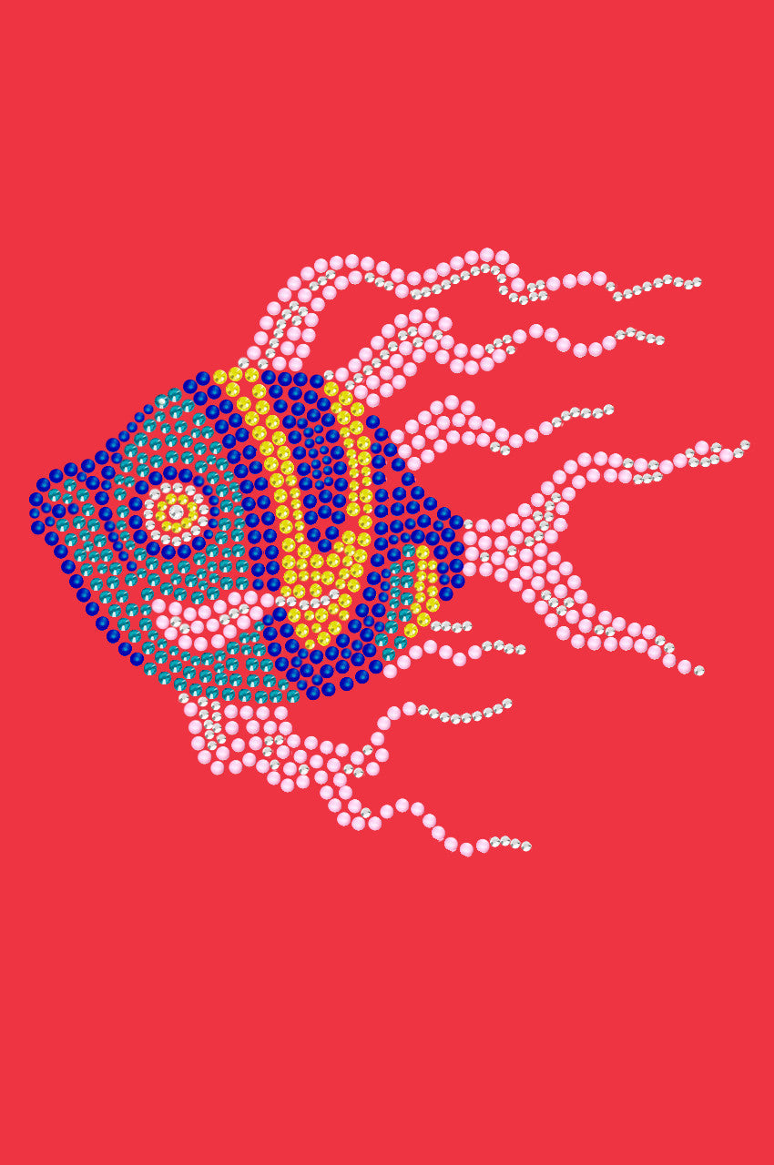 Fish (Pink & Blue) - Womens T-shirt