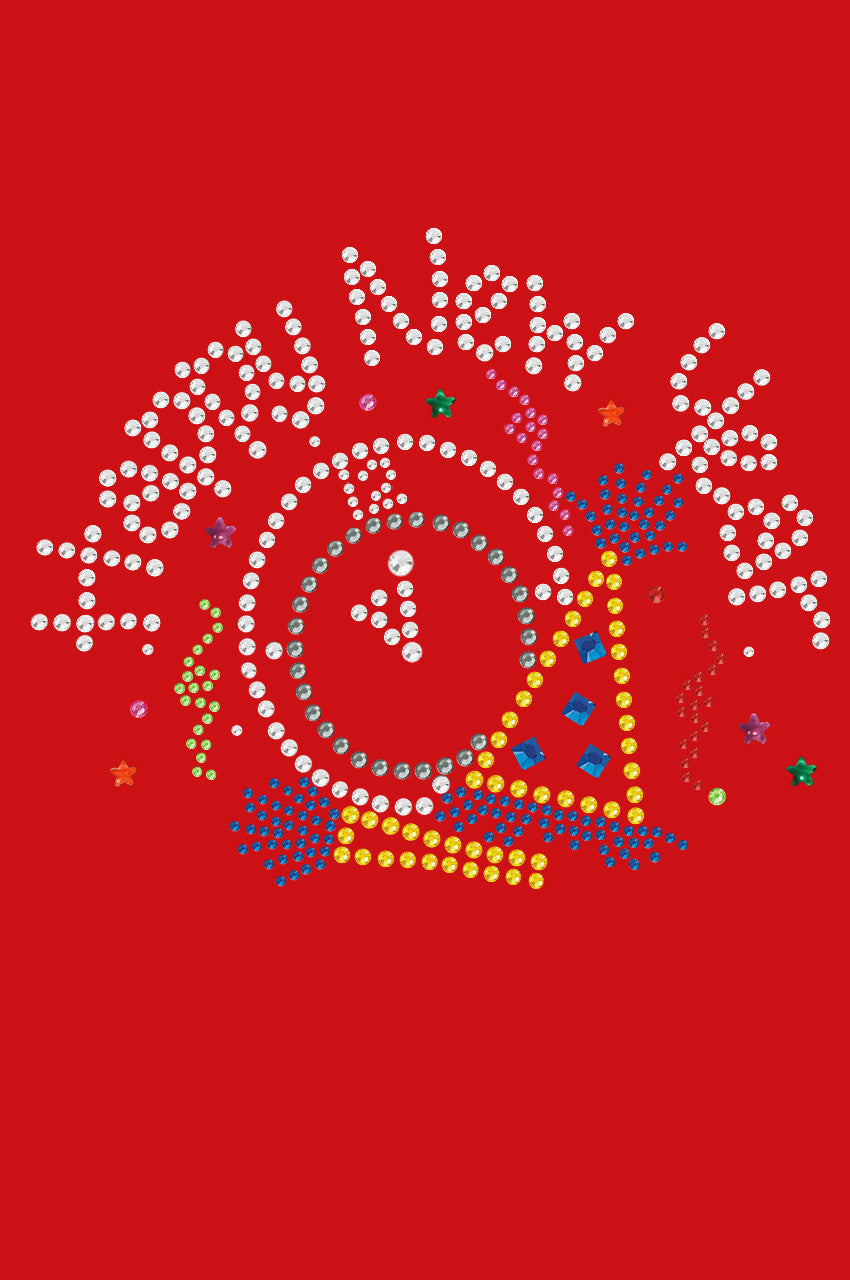 Happy New Year Clock - Bandanna