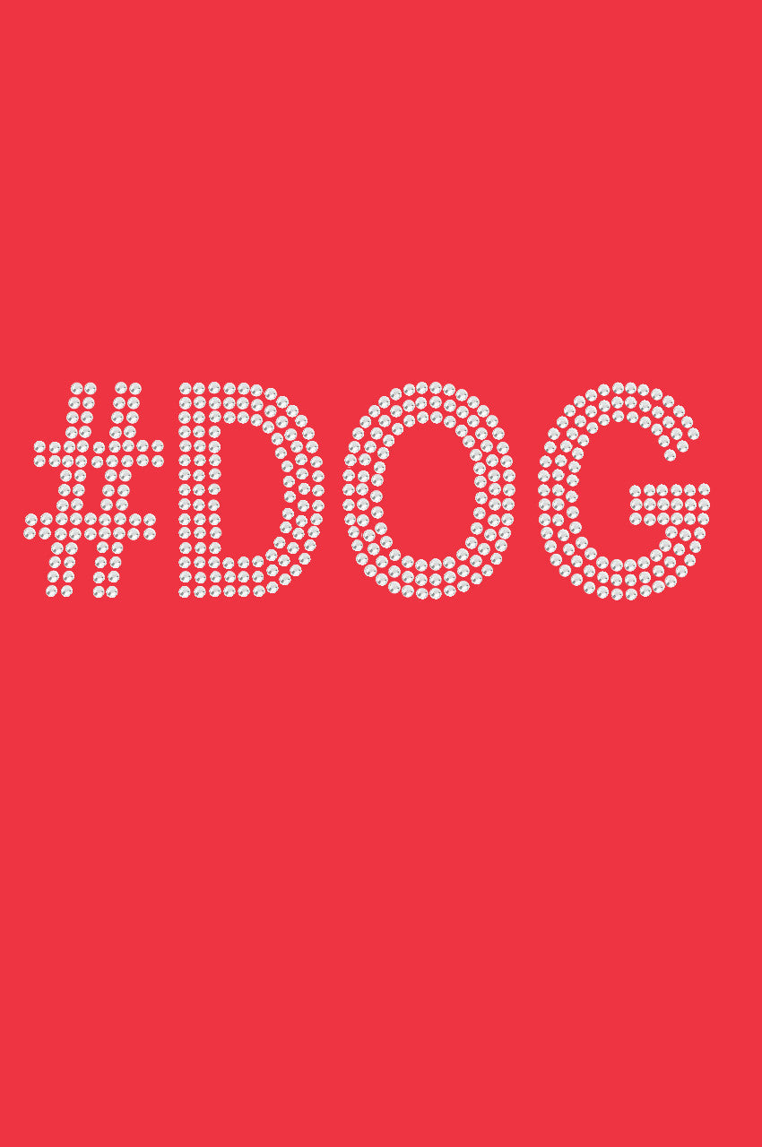 DOG (Rhinestone) - Womens T-shirt