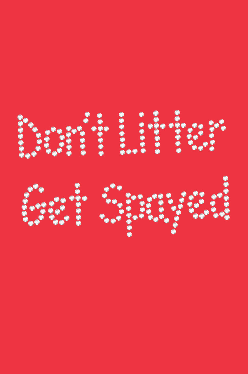 Don't Litter Get Spayed - Custom Tutu