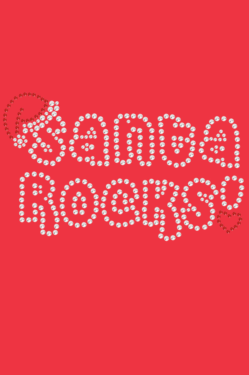 Santa Rocks - Womens T-shirt