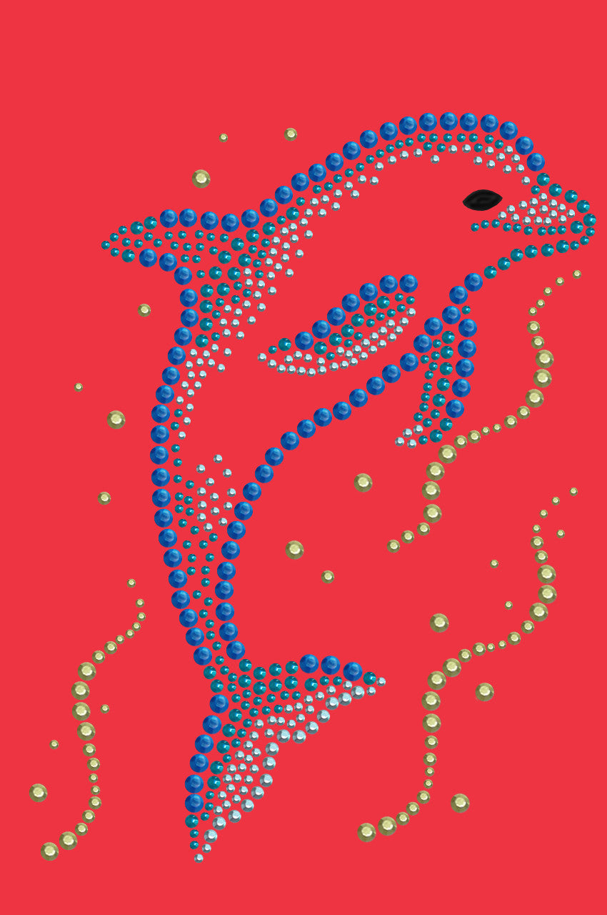 Dolphin (Blue) - Women's T-shirt