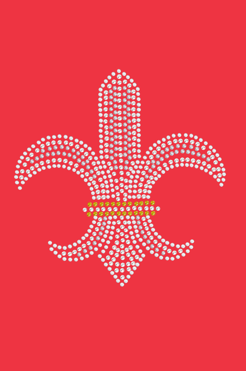 Fleur de Lis (Rhinestones & Nailheads) - Women's T-shirt