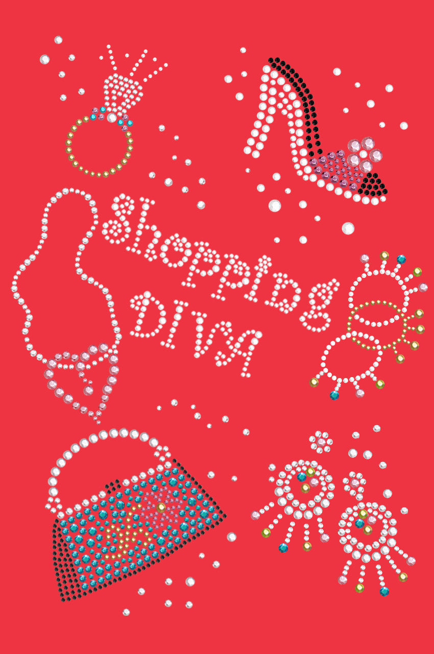 Shopping Diva - Womens T-shirt