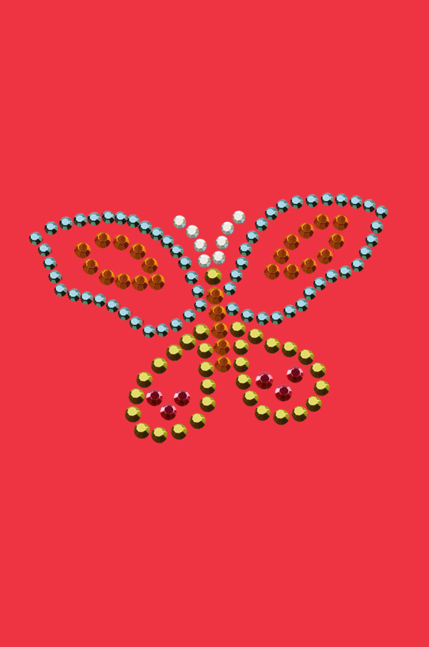 Multicolor Butterfly - Womens T-shirt