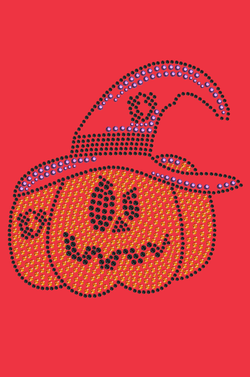 Jack O'Lantern with Hat - Women's T-shirt