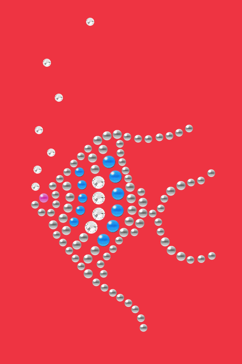 Angel Fish (Blue) - Women's T-shirt