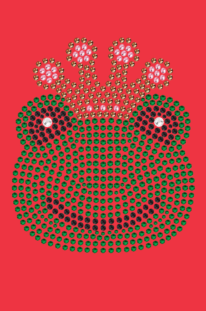 Frog with Pink Crown - Womens T-shirt