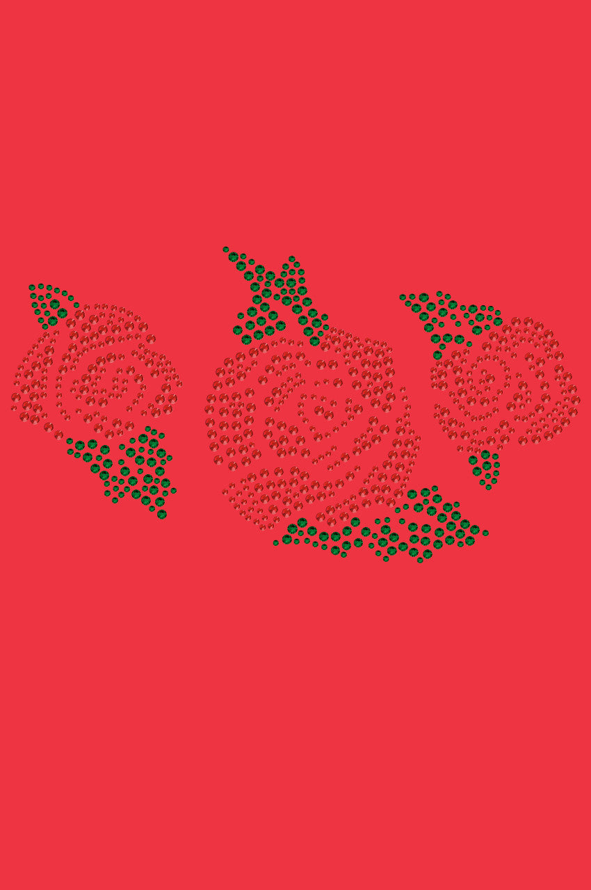 Red Roses - Womens T-shirt