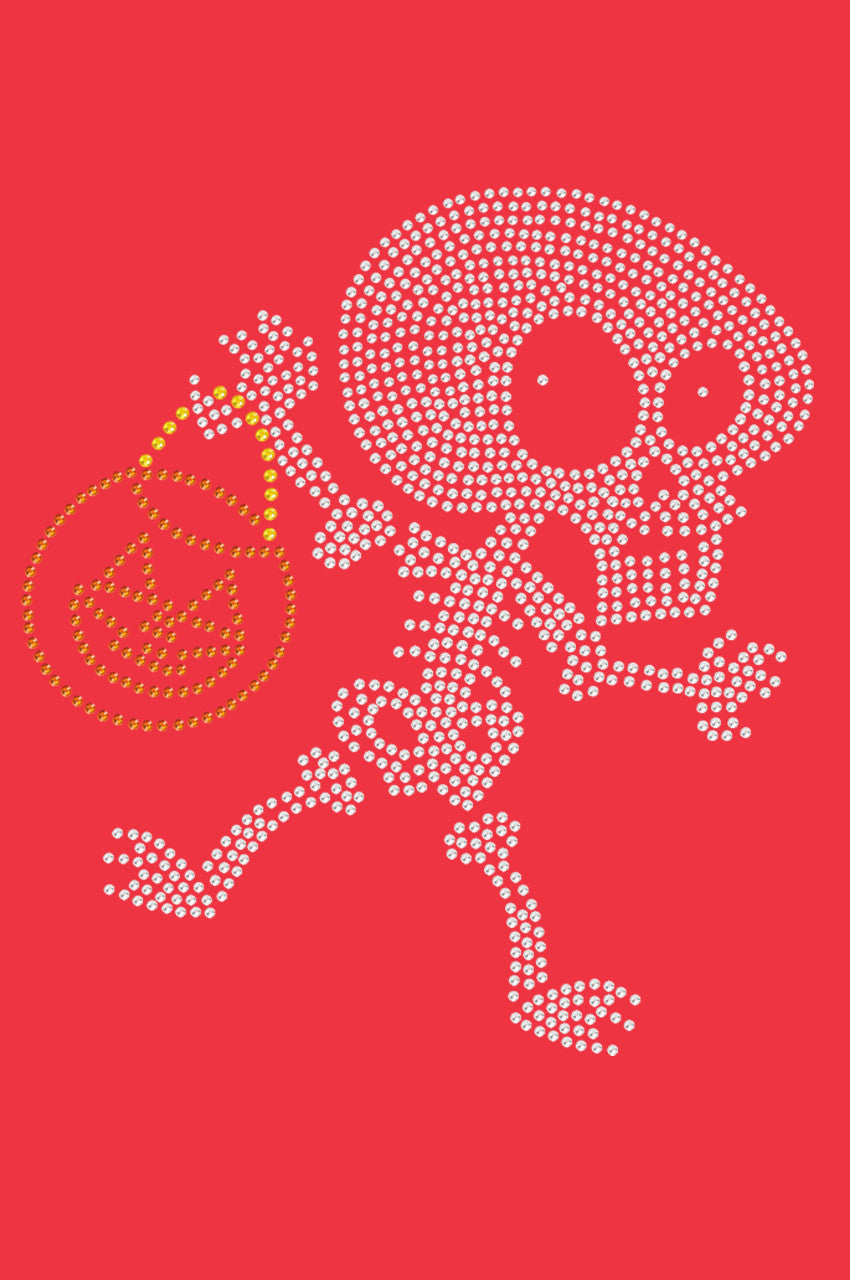 Trick or Treat Skeleton - Womens T-shirt