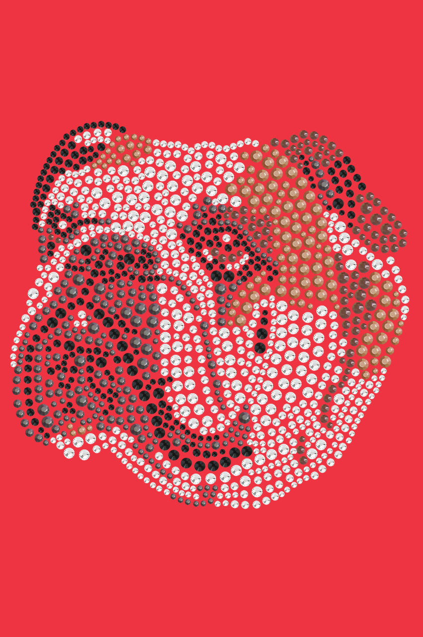 Bulldog Face (Brown) - bandana