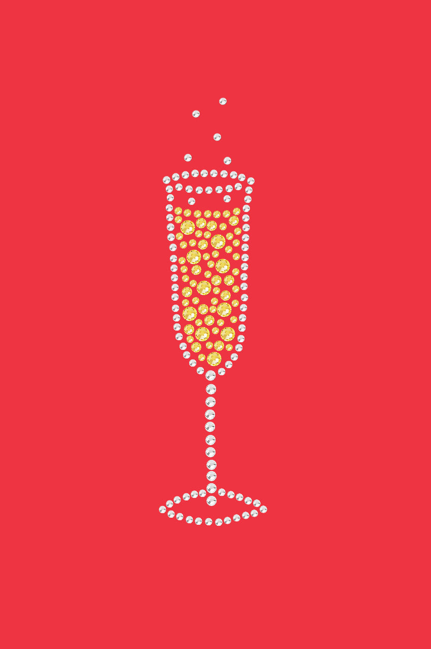 Champagne Flute - Womens T-shirt