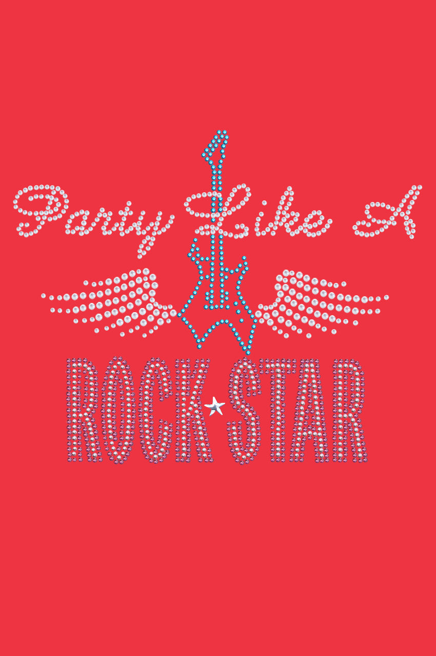 Party Like a Rock Star - Womens T-shirt