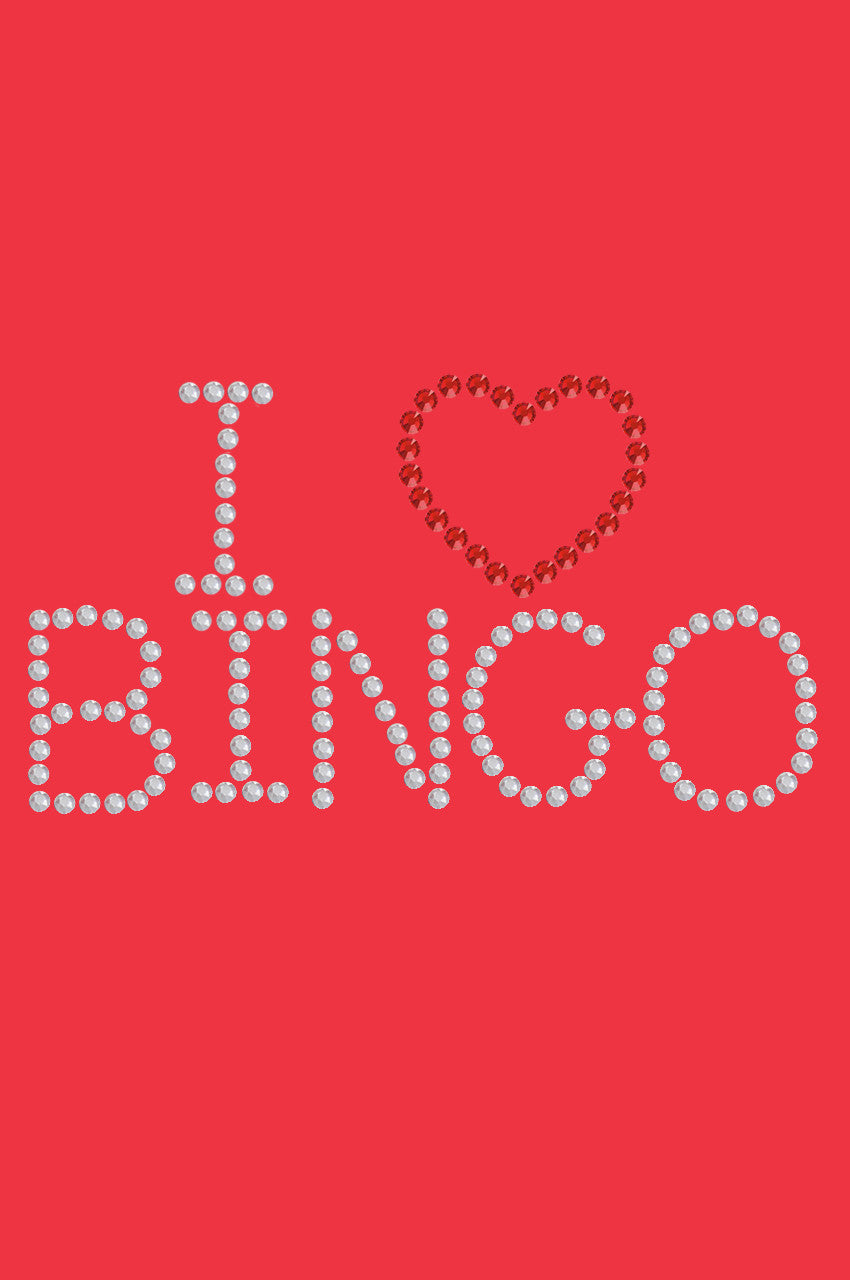 I Love Bingo - Womens T-shirt