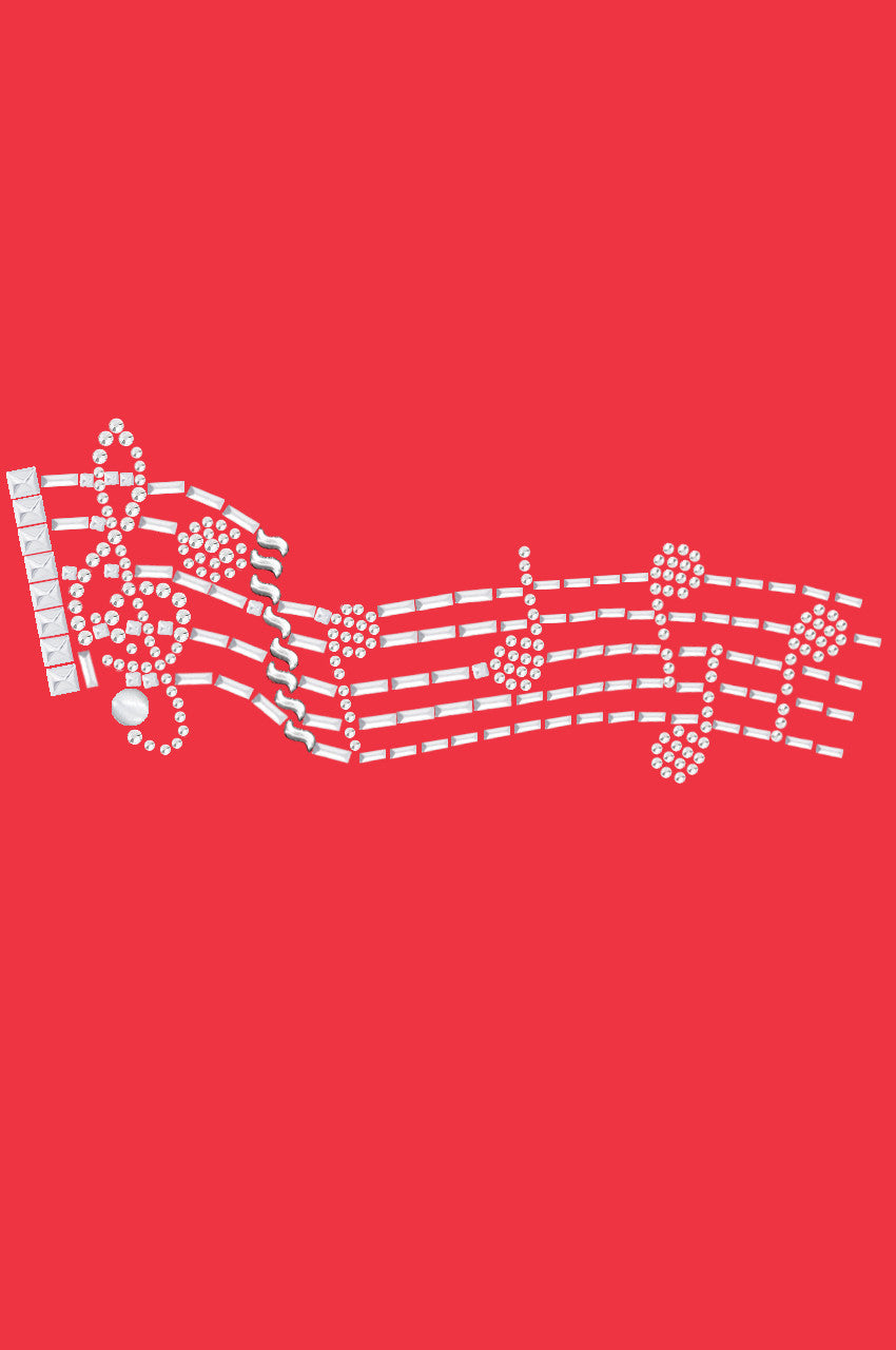 Music Notes - Womens T-shirt