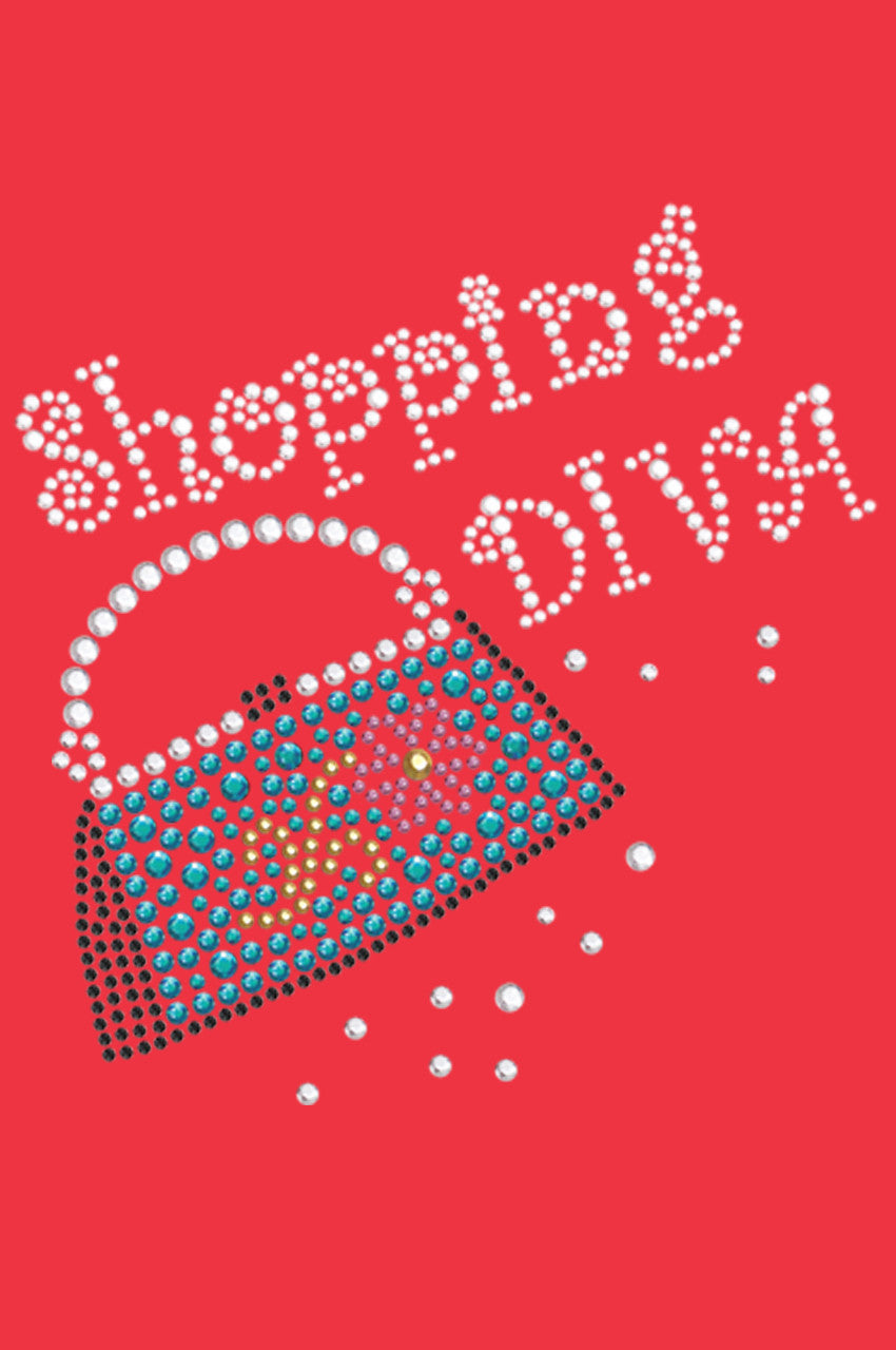 Shopping Diva & Handbag - Bandanna